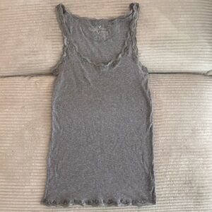 American Eagle - Lace Trim Tank Top